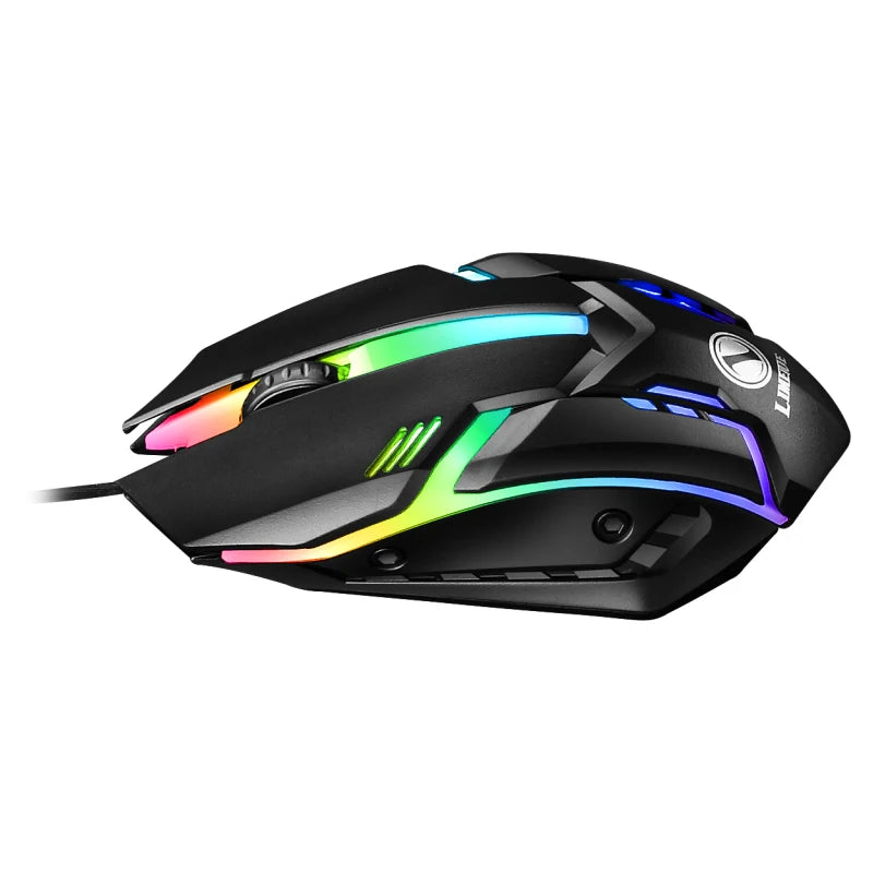S1 Gaming Luminous Wired Mouse USB Wired Desktop Laptop Cool Glowing Computer Game Mouse