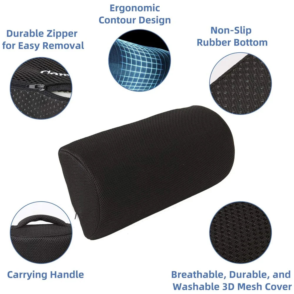 Ergonomic Foot Rest for Under Desk – Memory Foam with Non-Slip Base