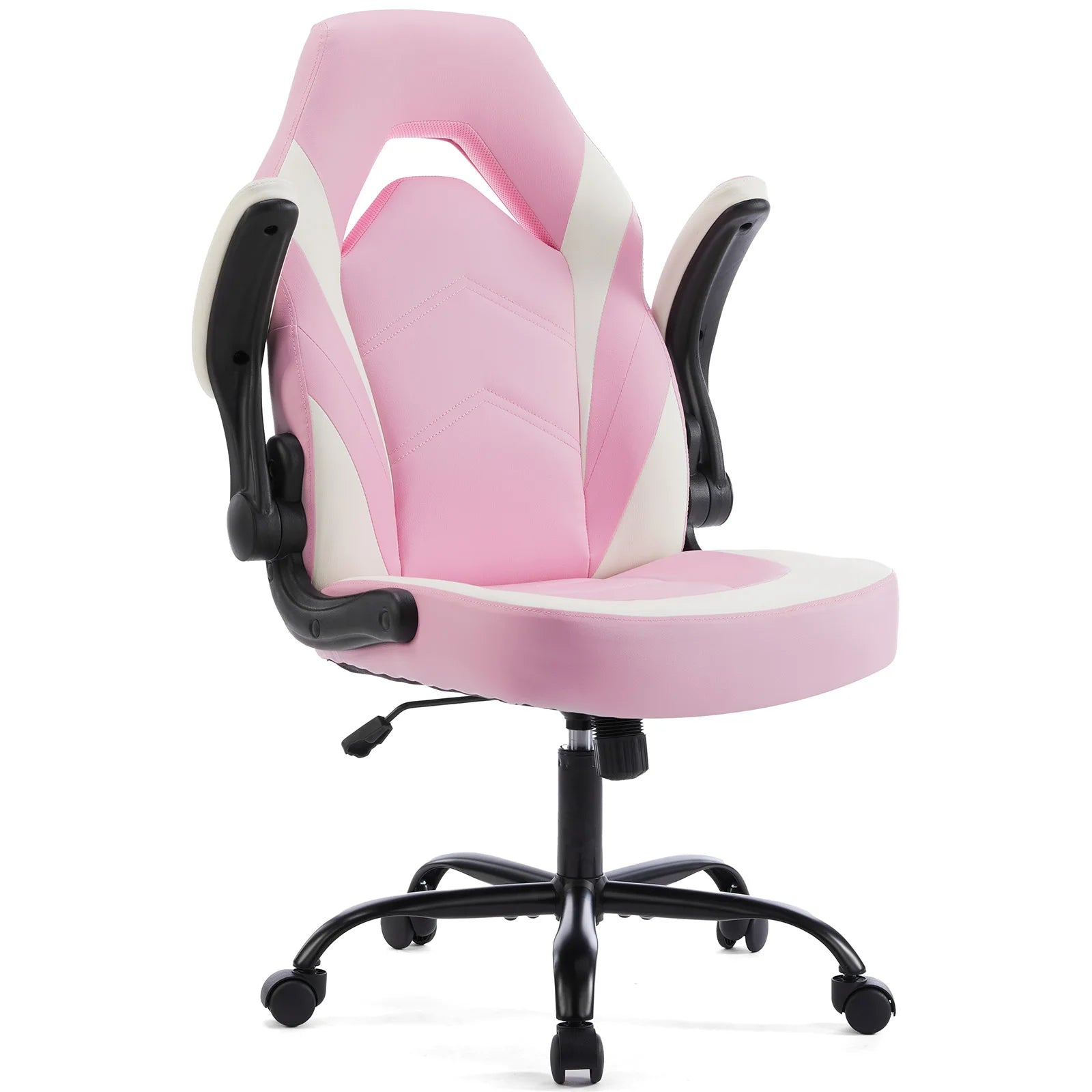 JHK Ergonomic PU Leather Gaming &amp; Office Chair with Flip-Up Armrests