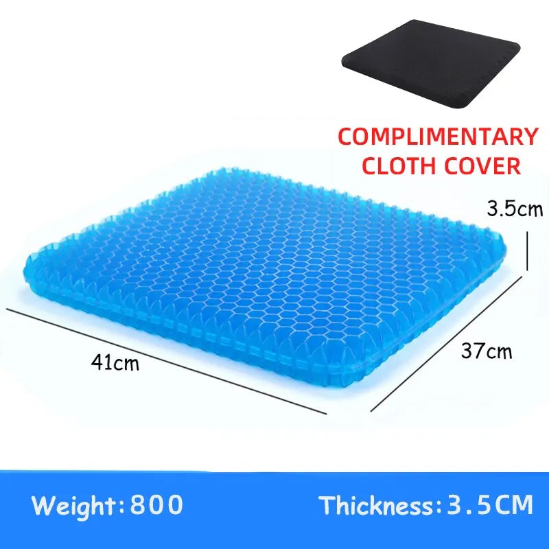 Gel Seat Cushion for Pressure Relief & Tailbone Pain