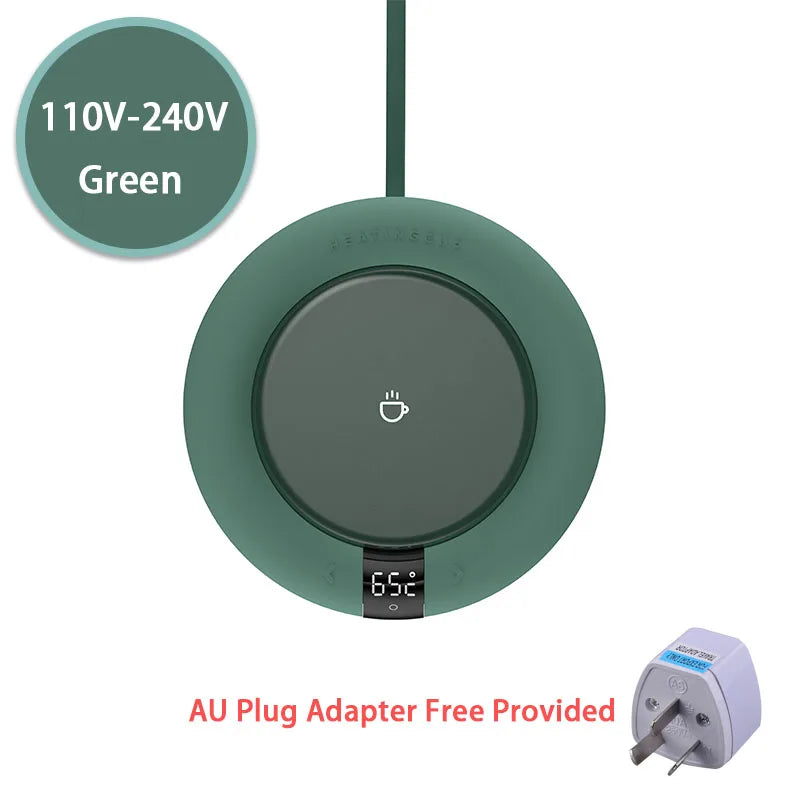 Electric Mug Warmer – 3-Temperature Adjustable Coaster for Home & Office