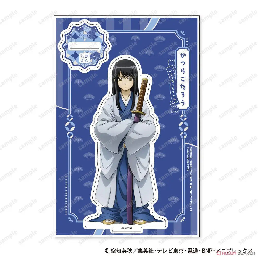 New Japan Anime Gintama Acrylic Stand Model Figure Cosplay Plate Holder Topper Birthday Fans Christmas Desk Decor Plate Gift
