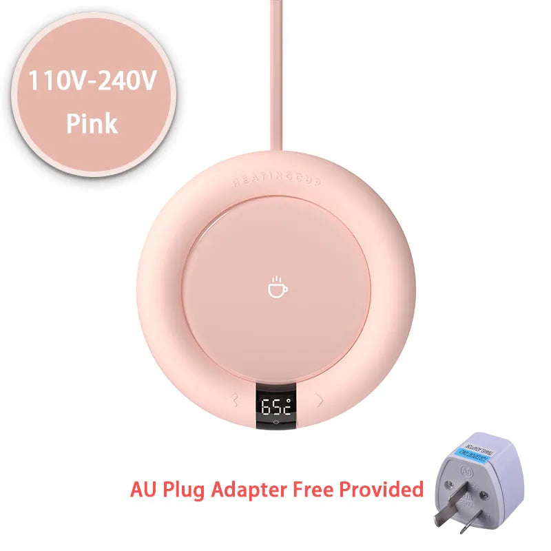 Electric Mug Warmer – 3-Temperature Adjustable Coaster for Home & Office