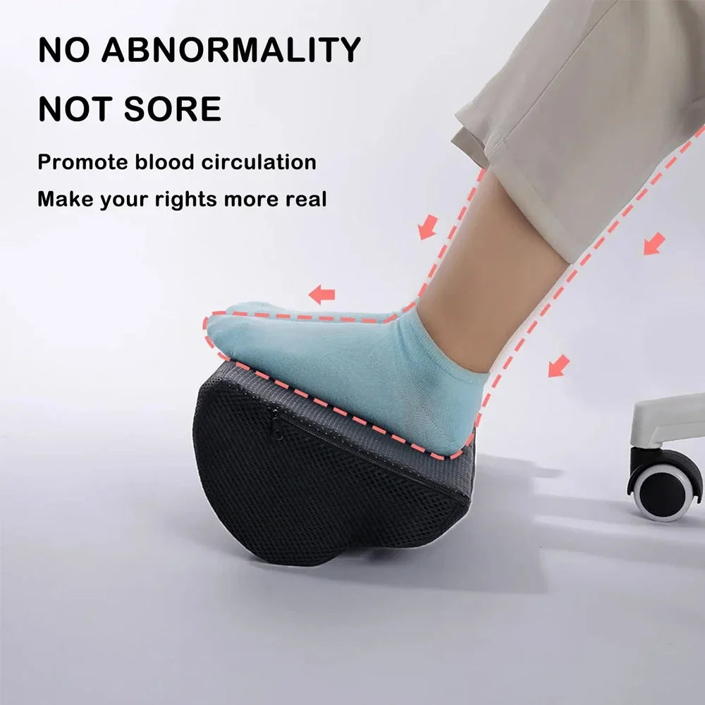 Ergonomic Foot Rest for Under Desk – Memory Foam with Non-Slip Base