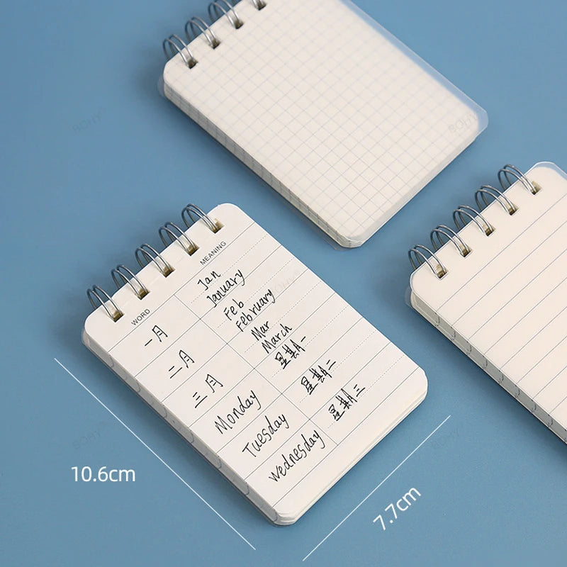 Mini Pocket Notebook A7 – 200-Page Lined Diary for Daily Notes