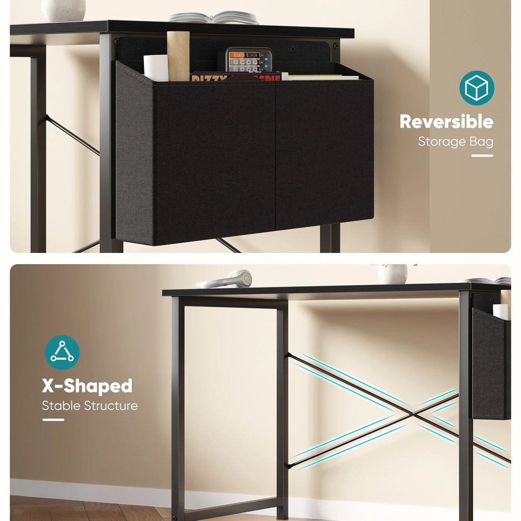 JHK Adjustable 31"–55" Computer Office Desk – Work, Study & Game in Style