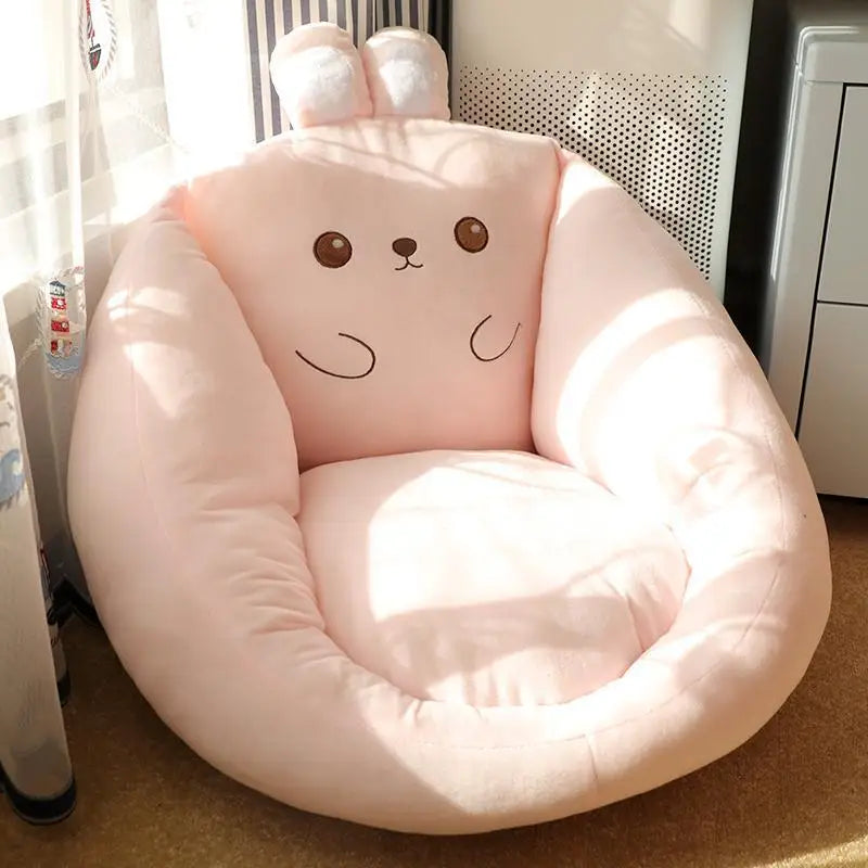 Cute Cushion Cartoon Soft and Comfortable Thick Dormitory Office Bedroom Tatami Mat Non Slip Cushion Integrated Pillow Cushion