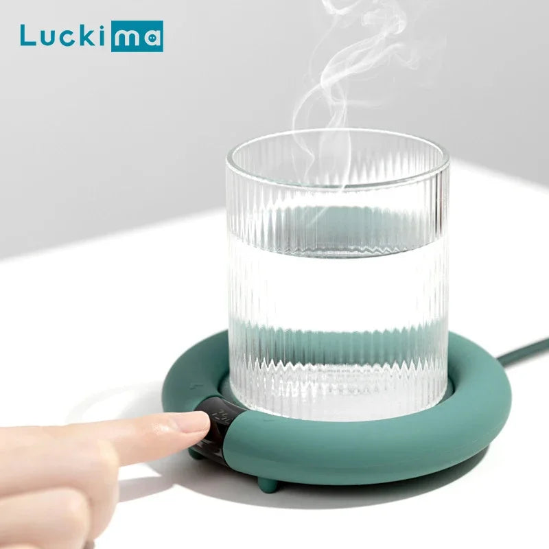 Electric Mug Warmer – 3-Temperature Adjustable Coaster for Home & Office