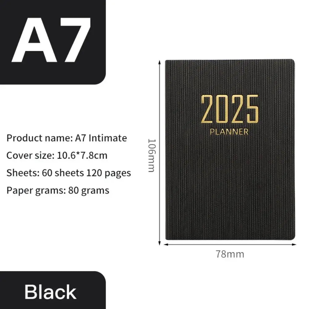 Minimalist 2025 Planner Notebook A5 – Morandi Color Daily Agenda