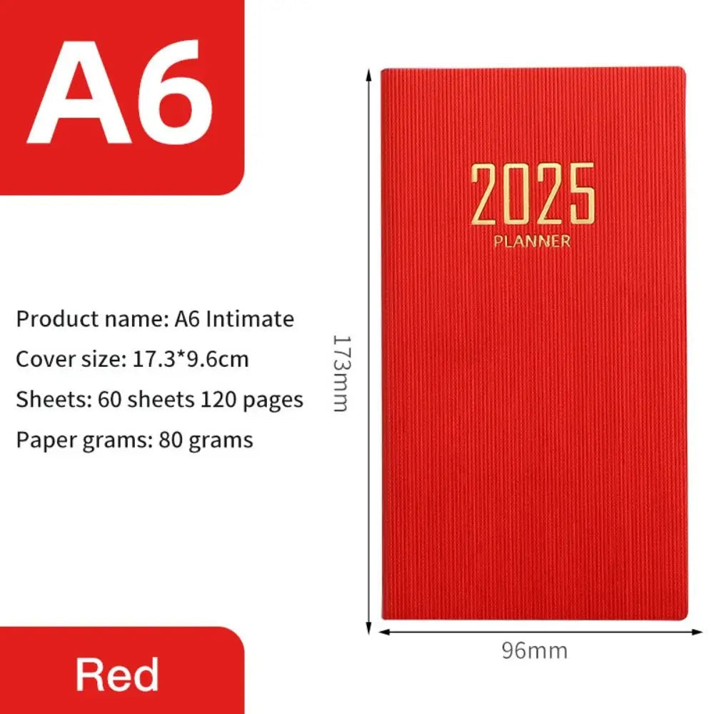Minimalist 2025 Planner Notebook A5 – Morandi Color Daily Agenda
