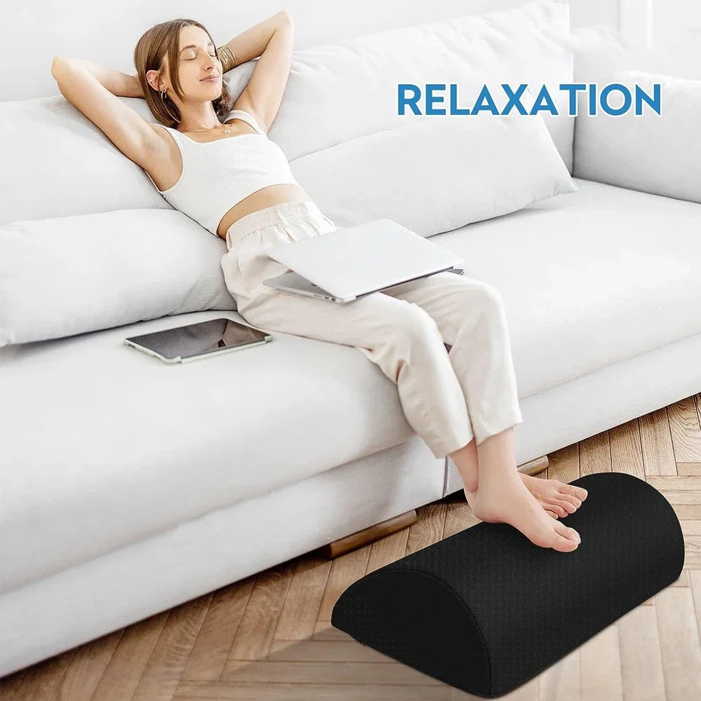 Ergonomic Foot Rest for Under Desk – Memory Foam with Non-Slip Base