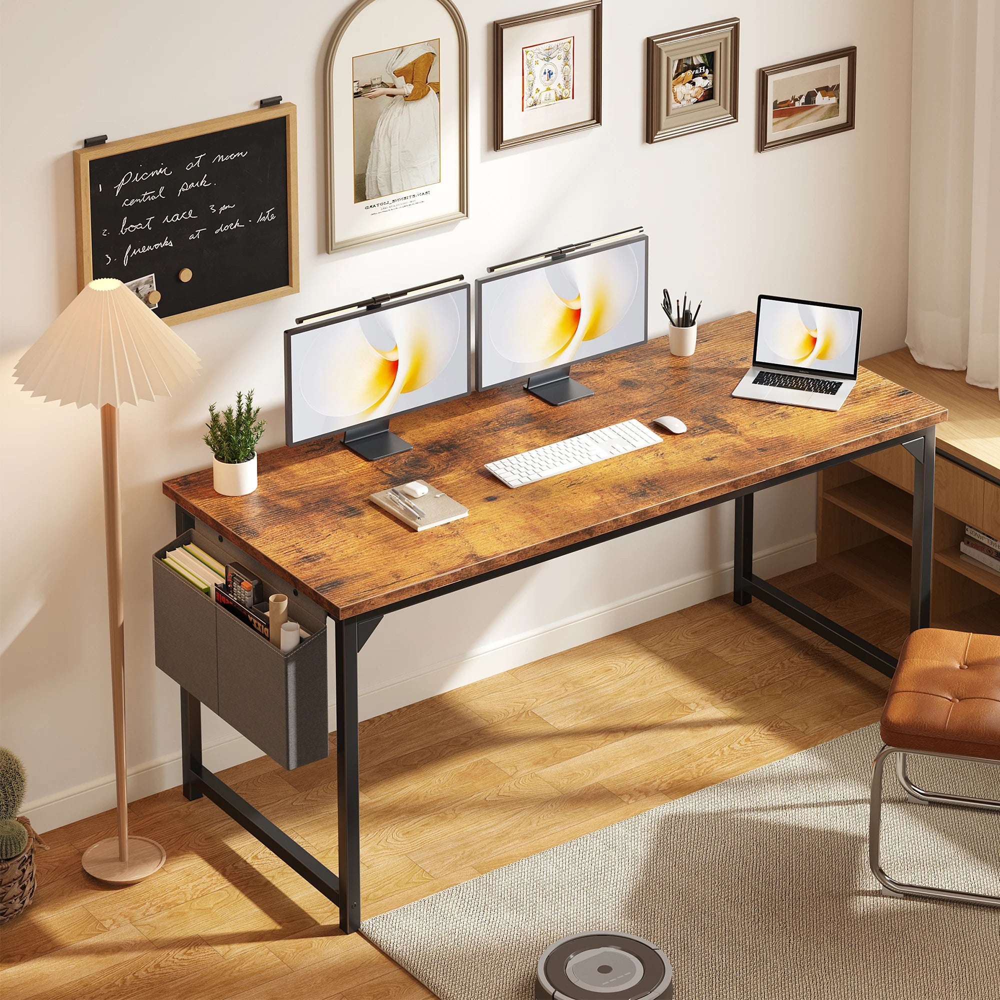 JHK Adjustable 31"–55" Computer Office Desk – Work, Study & Game in Style
