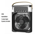 3-in-1 Mini Air Cooler Fan with LED Night Light & Humidifier