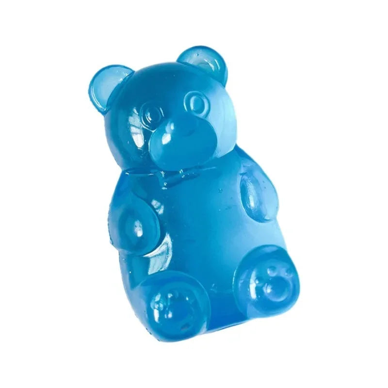 Cute Bear Stress Relief Squeeze Toy – Colorful Desk Decoration