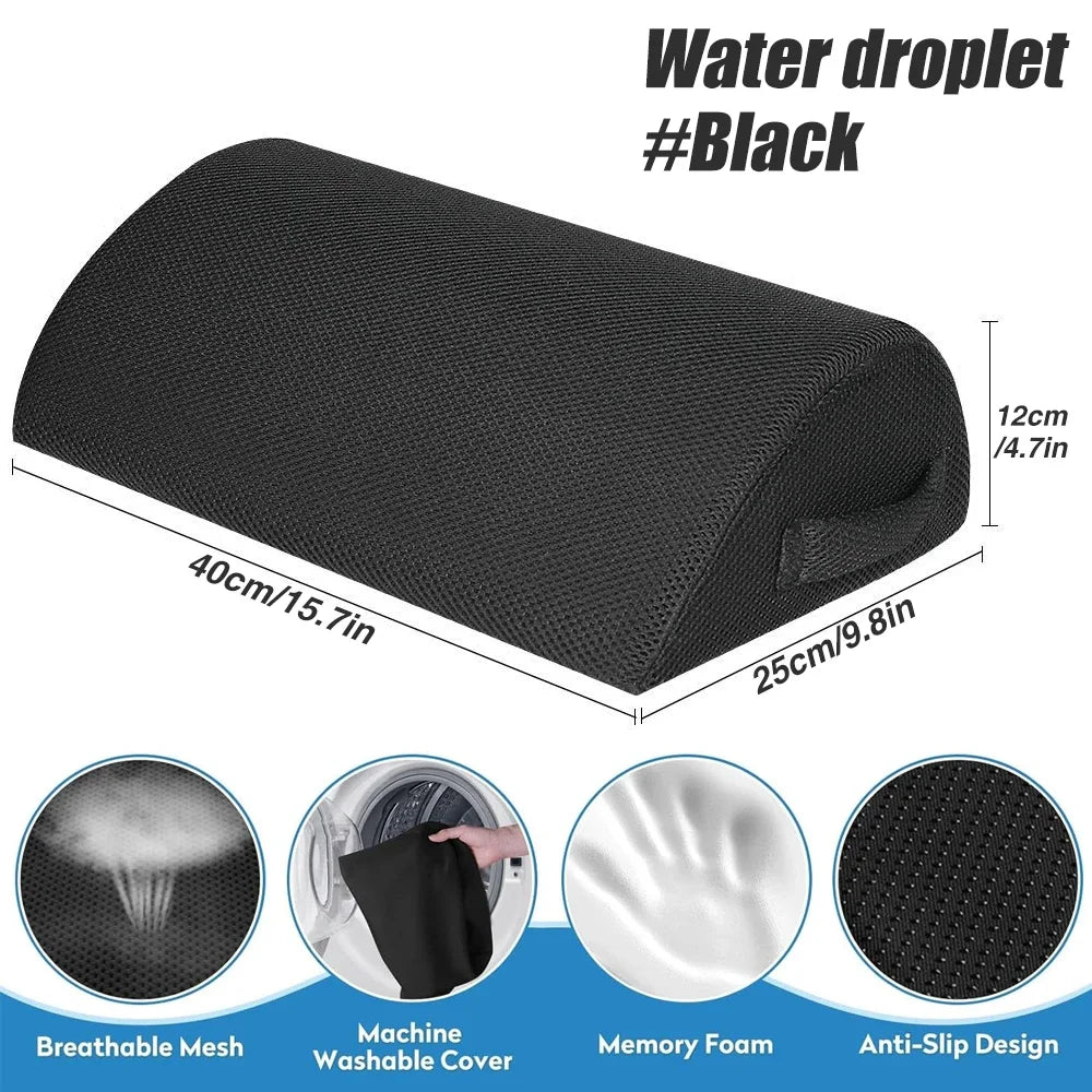 Ergonomic Foot Rest for Under Desk – Memory Foam with Non-Slip Base