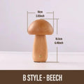 Mushroom Table Lamp Rechargeable Touch Portable Bedroom Bedside Night Light Cute Small Dimmable Desk Lamp for Home Decoration
