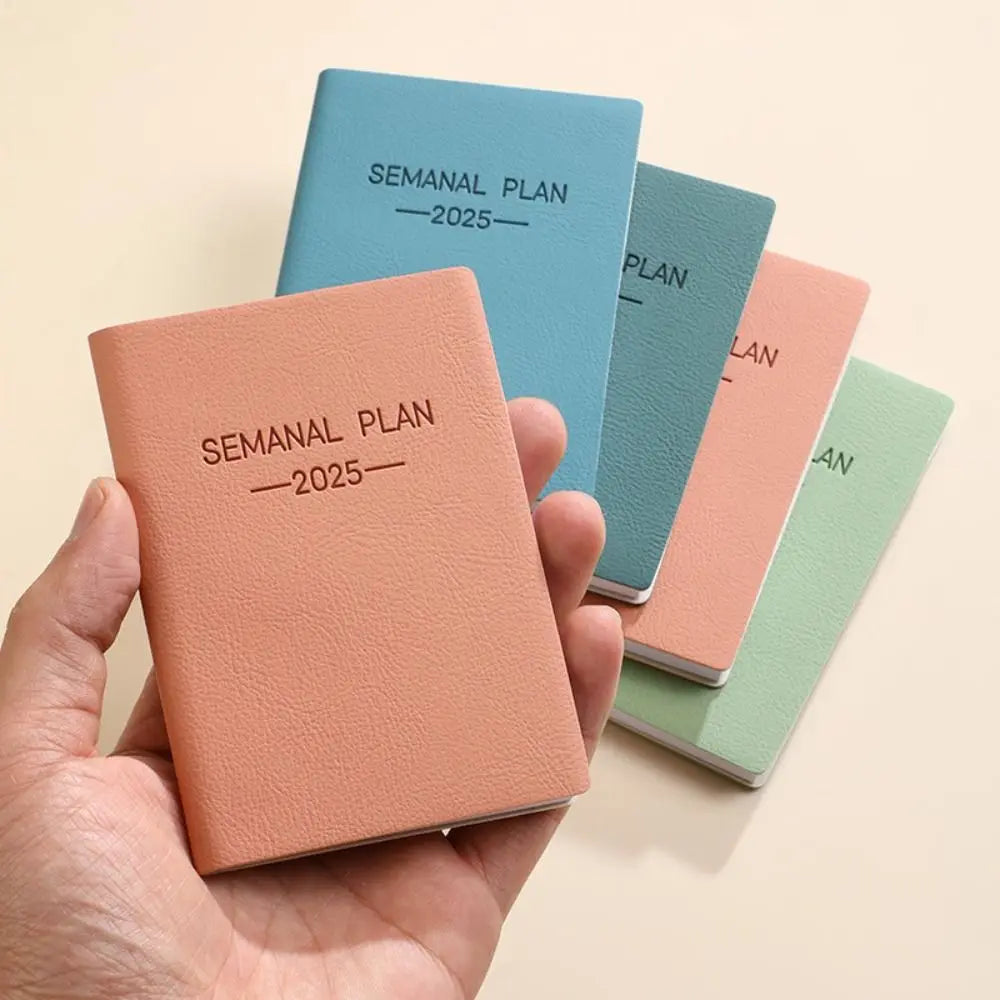 Minimalist 2025 Planner Notebook A5 – Morandi Color Daily Agenda
