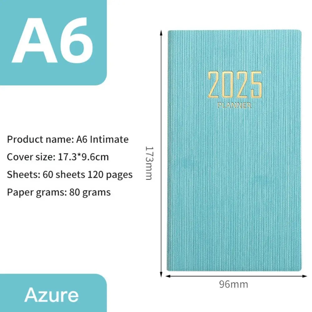 Minimalist 2025 Planner Notebook A5 – Morandi Color Daily Agenda