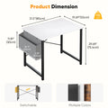 JHK Adjustable 31"–55" Computer Office Desk – Work, Study & Game in Style